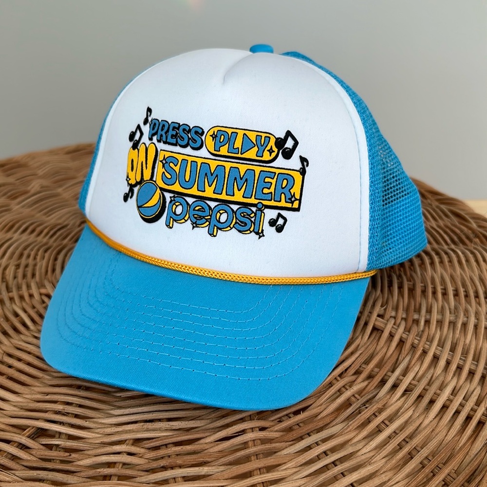 Brand New Pepsi Embossed Trucker Hat